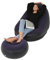 Aufblasbarer Stuhl,Air Chaise Lounge, Aufblasbarer Sessel,aufblasbare Lounge mit Ottomane für Camping, Gaming, Mittagspause, Gartenparty, genießen Sie Sonnenbaden (Blau)