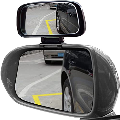 Yuentoen Toter Winkel Spiegel,Auto Toter Winkelspiegel,360 Grad Außenspiegel， Blindspiegel,Seitlicher Drehbarer Rückspiegel High Definition Weitwinkel Seitenspiegel für PKW LKW SUV