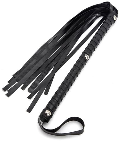 Erotik Leder Flogger BDSM Peitsche Sm Sexspielzeug Extreme Paare Bdsms Spielzeug Sex Toyset Paare Sex Spielzeuge FüR Sex Black (Pink)