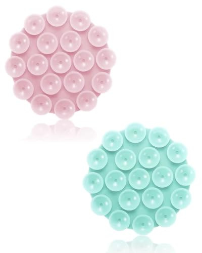 UYRVAPE 2pcs supporti adesivi in silicone con ventosa per telefono, Doppio Lato Supporto per Telefono a Ventosa, Supporto antiscivolo per cellulare, accessori per cellulare, accessori per telefono