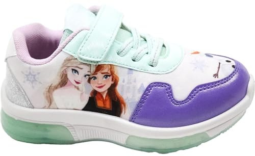 CERDÁ LIFE'S LITTLE MOMENTS Deportivas para Niñas Frozen con Luces LED y Suela Ligera EVA, Comodidad y Estilo, Zapatillas, Morado, 30 EU