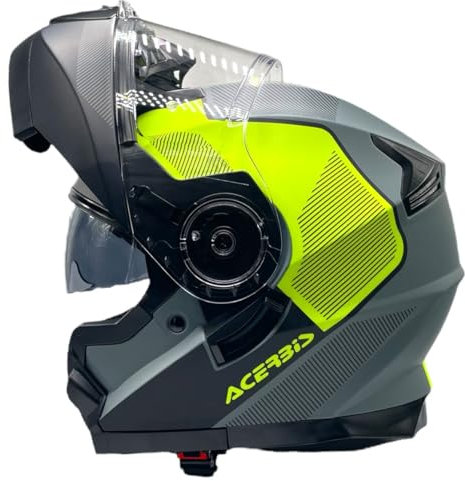 Casco Modular SEREL Gris y Amarillo Flúor 22-06 (L 59/60)