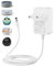 RENGOGA Alimentatore di corrente da 15 W per Echo Dot (3ª/4ª gen.) Echo Dot con orologio Echo Dot Kids Edition (3ª/4ª gen.) Echo Show 5 (1ª/2ª gen) Echo Spot e Fire TV Cube Caricatore Caricabatterie