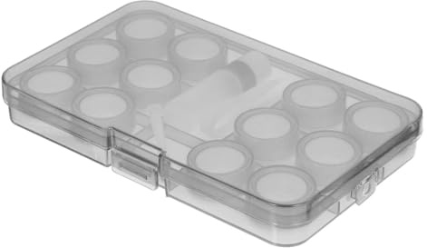 WRITWAA Tragbarer Kontaktlinsenbehälter Auslaufsicherer Kosmetikbehälter Kleiner Linsenhalter Etui für Harte Linsen Linsenbox für Reisen Kontaktlinsenorganizer mit Taschenkompatibilität
