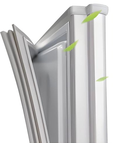 NBEST Gris,Universal Junta para Puerta de frigorífico y Congelador,Junta magnética,Personalizar Junta de Sellado de Goma