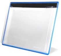 Djois, 354151 - Magnetischer Broschürenhalter Tarifold, A4 Querformat, Blau, 1 Stück, Magnetbefestigung, Einfache Handhabung, Büro & Schule, Hergestellt in Frankreich