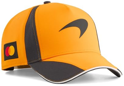 Puma Mclaren Replica BB cap Cappellino da Baseball, Rosso, Taglia Unica Unisex-Adulto | Come indossato dal team e dai piloti, Tesa curva con chiusura a scatto, Collezione Ufficiale di Repliche Licenziate