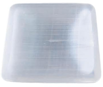 Cuenco de carga de selenita, cuenco de limpieza de cristal pulido para limpieza, estación de carga de cristal pulido, organizador de joyas, 10 x 10 cm