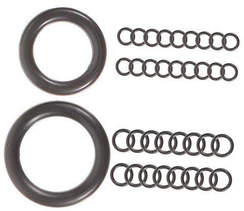 GALPADA Anillos De Sellado De Goma Surtidos para Hidrolavadora 1/4 y 3/8, Kit De Juntas Tóricas Resistentes Corrosión para Piezas De Repuesto De Lavadora Móvil En Jardinería