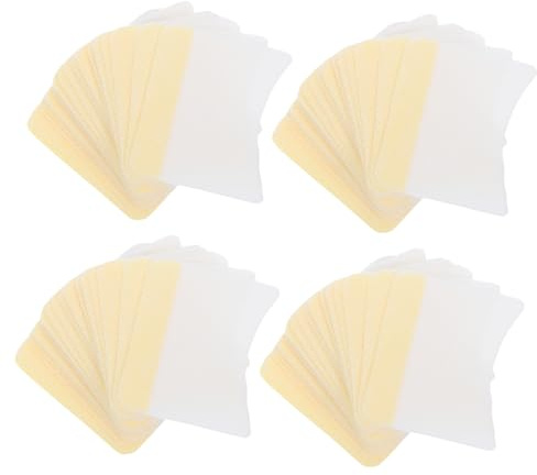 Toyvian Make Up Entferner Pads 160 Stück für Komfortable und Sichere Wimpernreinigung Bogenförmige aus Baumwolle im Salon oder Ankleidezimmer