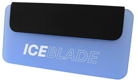 ICEBLADE Heavy Duty Car Ice Scraper – Ultra Sharp Wide Blade, Strong 5mm Acrylic, Fast & Safe Windscreen Scraper with Comfort Grip