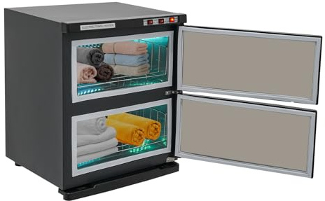 Caskunbsy Scaldasalviette da 50 l, grande capacità, doppio strato, portatile, per bagni termali, sauna d'albergo, spa e bagno