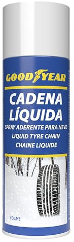 Goodyear, Cadena líquida Nieve para neumáticos en Spray de 400 ml, Marca