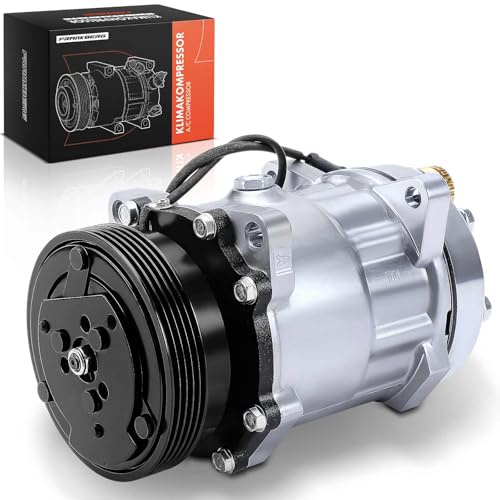 Frankberg Compressore per aria condizionata con frizione, diesel, 98462134 | Compatibile con: Ducato pianale/telaio 230, Ducato Bus 230, Scatola di collegamento 244, Ducato Van 244