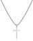 AFSTALR Men's Cross Necklace, Gold/Silver Chain with Cross Pendant, Christianity Jewellery, Stainless Steel