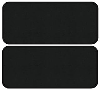 Fußmatten passend für Citroen Jumper I Typ 244 2-Sitzer (Baujahr 2002-2006), Hit schwarz | 2 Trittstufenmatten | Umrandung dunkelgrün