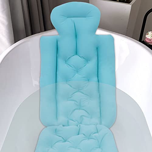 Badewannenkissen, Luxus Badewanne Nackenkissen, Badewanne Kissen mit 10 Saugnäpfen, Perfekte Unterstützung für Rücken, Nacken und Kopf