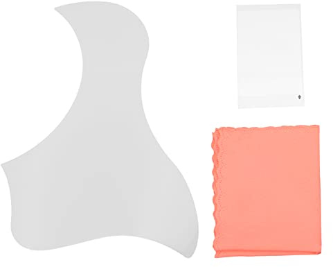 Transparenter Gitarren Schlagbrettaufkleber für 40-41 Zoll Folk Gitarren | Nano Material, Selbstklebend ohne Rückstände, 1 Satz, Kreative Optik mit Schutzfunktion Zufällige Farbe