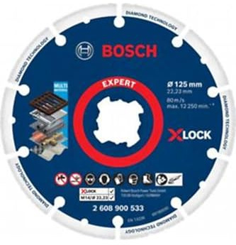 Bosch Diamanttrennscheibe X-LOCK Best for Metal 125-2608900533