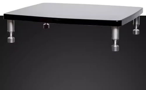 ILOOXI 1 2 3 4 Livelli Mobile Stereo Hi Fi Rack con Piedini Ammortizzanti, Supporto Multimediale AV, Audio Rack HiFi Regale Aperto Multifunzione ﻿(1-Tier)
