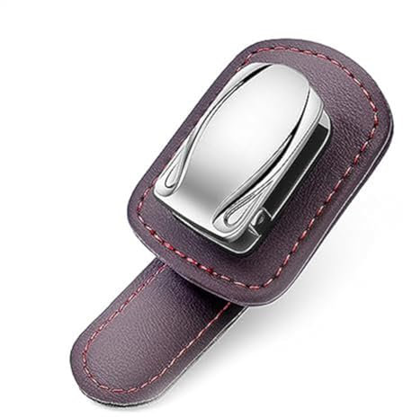 FNDYMNPG Sonnenbrille Halterung Auto, für Audi A8 R8 SQ5 A8LRS3 RS4 RS7 2004-2024 Auto Sonnenbrillen Clip Aufbewahrungskoffer Brillenhalter für Auto,C