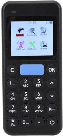 Tragbarer Inventar-Scanner, Kabelloser Barcode-Scanner-Datensammler, 2,4-Zoll-Bildschirm, Tragbarer QR-Code-Scanner, Tragbarer 1D-2D-Barcode-Scanner für Inventar