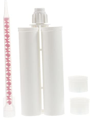 ETHZZLE 4sätze Nachfüllbare Kartuschenrohr Aus Kunststoff Dichtstoff Rohr Wiederverwendbare Kartuschen Mit Düse Für Heimwerkerprojekte Und Diy Mischen