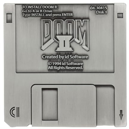 FaNaTtik Doom II - Floppy Disk in metallo, edizione limitata