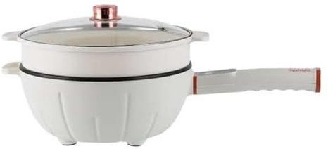 Frilla Pentola Elettrica, Padella in Ceramica Antiaderente 41 × 28 × 15 cm, Multifunzione 4L