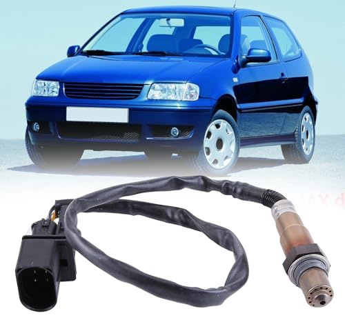 Sauerstoffsensor Lambdasonde Regelsonde vor Kat für VW Polo 6N 6KV 9N 1.0 1.4 1.6 1.2 Lambdasonde Diagnosesonde 5-polig 510mm, 06A 906 262 BD, 030 906 262 G, 06A 906 262 BF, 030906262J