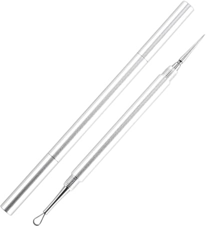 Spremiagrumi comedoni, ago di lancia acne, strumento per aprire punti neri e brufoli