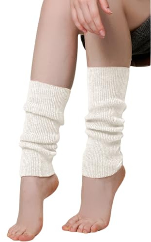 Prettystern Damen Beinstulpen 100% Kaschmir – Weiche warme Beinwärmer aus Feinstrick Kaschmir Stulpen für Winter & Herbst