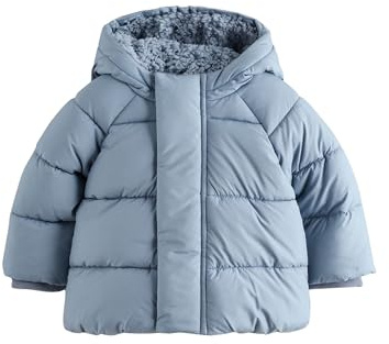 NEXT Nyfödda pojkar Pufferjacka för baby Blue Hooded 56