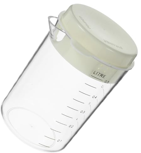 DOITOOL Taza Medidora con Tapa para Hornear Vaso Medidor Transparente de Resistente y Graduado para Líquidos Cocina y Repostería