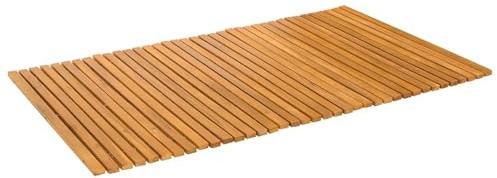 vidaXL Badematte Braun 100 x 60 cm Massivholz Akazie