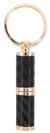 OSOLADY Porte-clés coupe-cigares, perforateur de trous pour cigares, petit ouvre-trou, permet des coupes circulaires nettes et précises. Accessoire idéal pour les fumeurs en voyage.