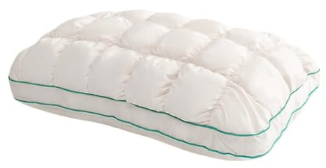 Puffig sittkudde Ergonomisk Ländryggs- Och Nackdyna | Kylande marshmallowkudde Passar för sovsal, hotellrum, stol, bil, kontor, resor, flygplan, nattsömn, eftermiddagslur och att