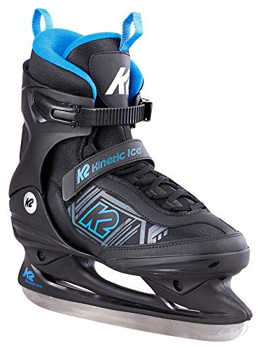 K2 Kinetic Ice - Pattini da ghiaccio da uomo M, nero e blu, EU 48, UK 12, US 13, 25E0230