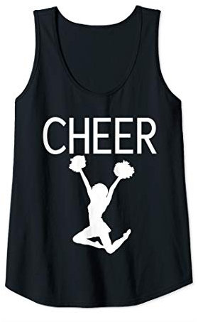 Damen Cheer Graphics Cheerleading Tank Top
