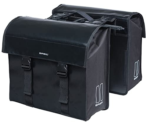 Basil Urban Load Doppeltasche - MIK - 48-53L - E-Bike Robust - Schwarz