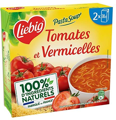 LIEBIG - Pasta Soup' Farandole De Petits Légumes Et Pâtes 1L - Lot De 4