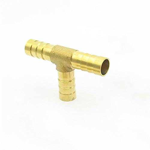 Mdingbao-Racores de manguera Conector de ajuste de la tubería de la tubería de la tubería de la barbilla de la barra de la manguera TEE Y 2 3 4 WAY Conector, 4 mm 5 mm 6 mm 8 mm 10 mm 12 mm 14mm 16mm
