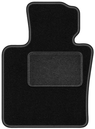 Velours-Fahrermatte passend für Mini Cooper F55 2014-, Schwarz, LUX | passend für 5-türig; Velours-Teppich (Polypropylen), ca. 6,5 mm; rutschfest, BMW T-Befestigungen