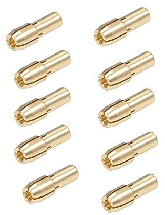 10 Pcs Mandrino Per Trapano In Ottone Mini Drill Mandrini,Micro Trapano Pinze Mini Drill Mandrini,Pinza Per Trapano Elettrico Piccola Ottone Drill Mandrino,Ottone Drill Chuck Precisione
