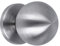 Amig - Bouton de porte | Fabriqué en acier inoxydable | Poignée : Ø70 mm | Argent | Résistant au frottement, à la rouille et à la corrosion