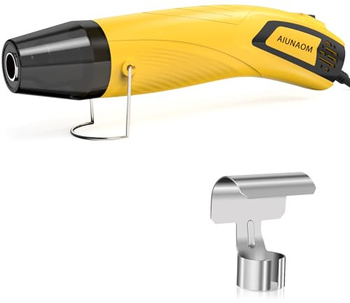 AIUNAOM Mini Heißluftpistole 500W Handheld Heissluftgebläse 2 Temperatureinstellungen (270℃/450℃) Tragbare Heißluftfön mit Überhitzungsschutz Geeignet für Handwerk,DIY,Schrumpfverpackung, Embossing