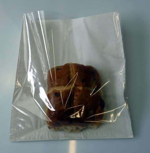 Thompson Cooper Ltd - 1000 8.5 x 8.5 Film Front Bags Clear Window Cellophane Cake Paper Bags