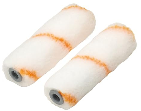 Draper 20798 - Fundas de rodillo de poliéster de pelo medio, 100 mm, paquete de 2