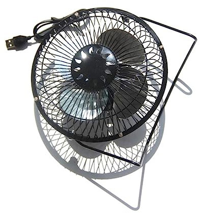 VALICLUD 3.5w Solar Powered Usb Fan Mini Cooling Desk Fan for Home Office Camping Chicken House with Rotation Portable Green Energy