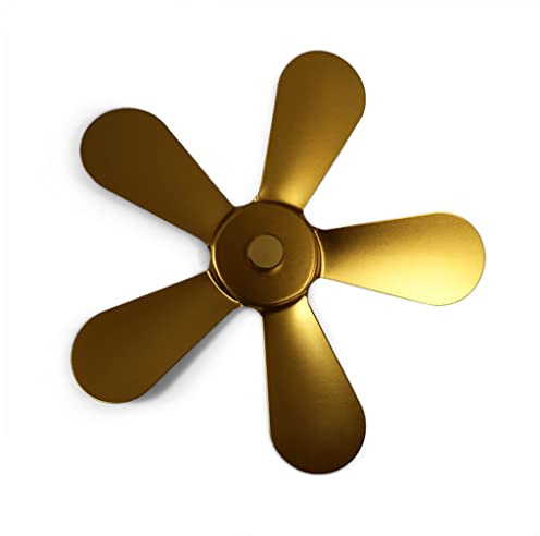 THINCAN Casa Basso Rumore Moderno Per Bruciatori Inverno Calore Alimentato Risparmio Energetico Alluminio 5 Lame Forno a Legna Camino Parti Ventole